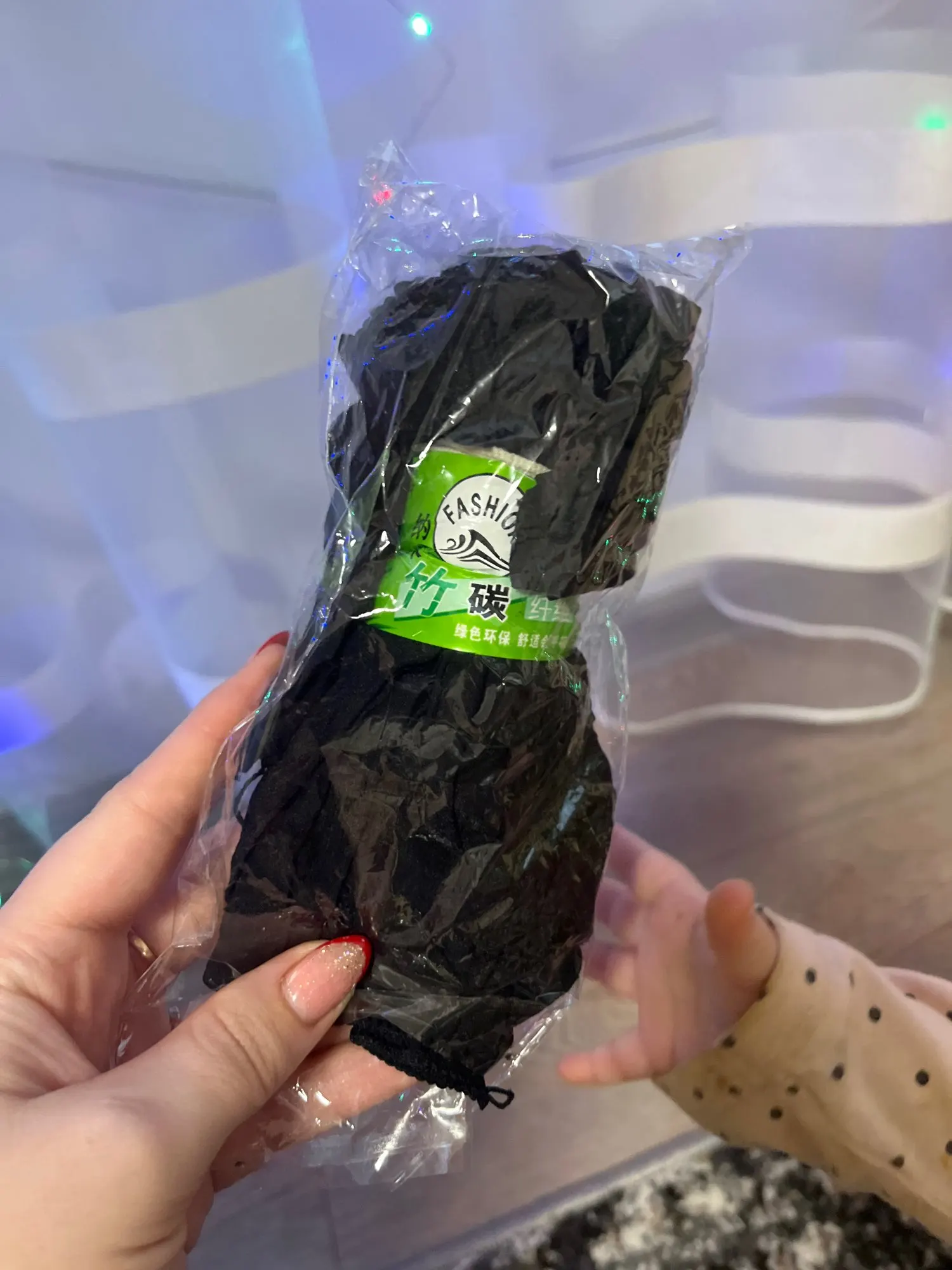 Transparent Thin Women Crystal Silk Socks photo review