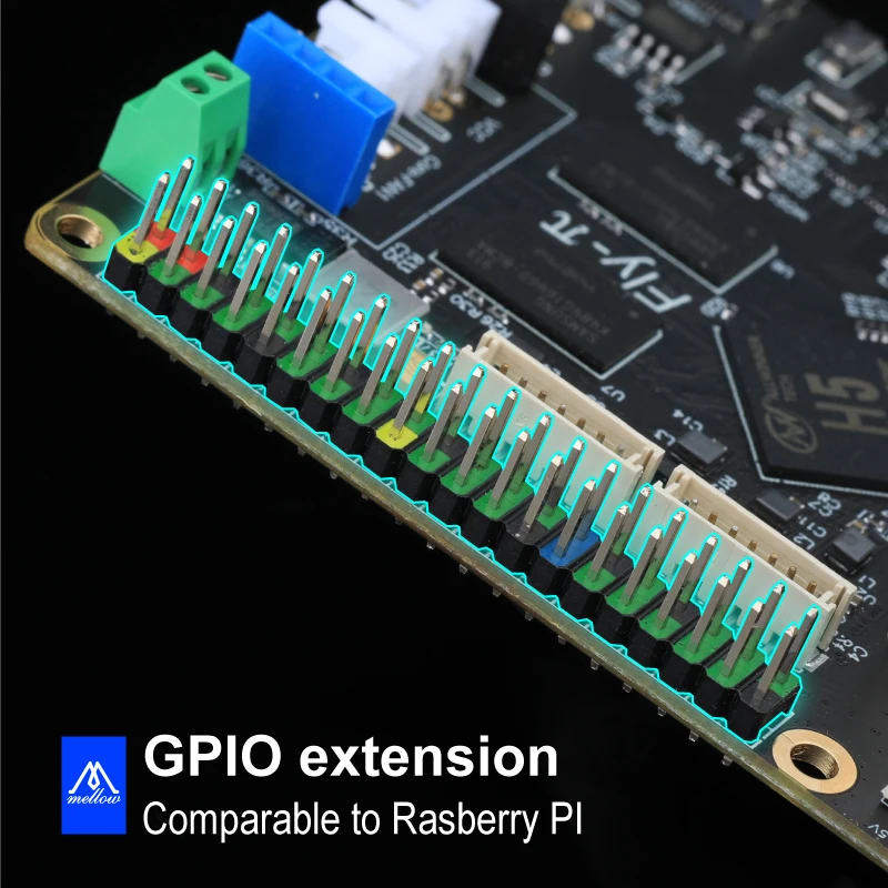 Placa Mellow-fly-ni v1 Substitui Raspberry pi pc com Klipper e Reprap Firmware para Ender Voron Vzbot V-core Peças de Impressora 3d - Imagem 2