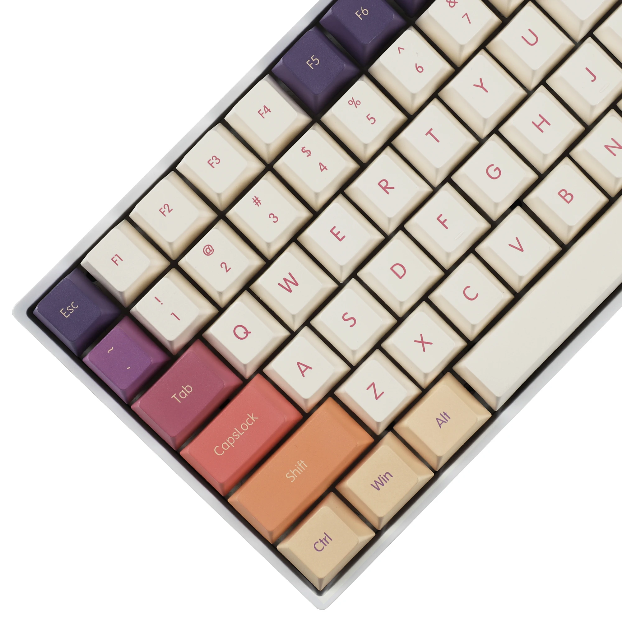 Fumo Nuvem Keycaps Cherry Profile Dye Sub Grosso Pbt Lados Keycap Conjunto para Ansi 104 Tkl Gk61 96 75 Gmmk Ncr80 mx Teclado 143