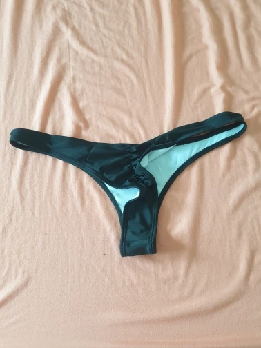 Kvinnor Sexiga badbyxor Underkläder sommar Bikinitremsa Baddräkt Dam Svarta badkläder Underkläder Kvinnor Sexunderkläder photo review