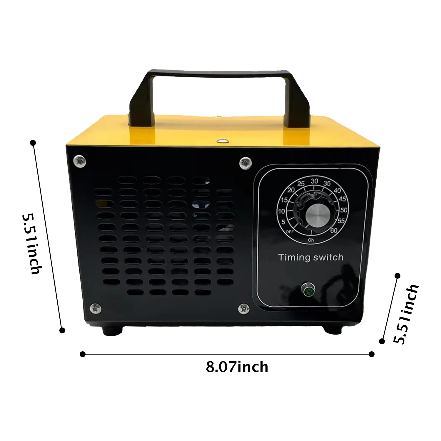 Ozongenerator 60.000 mg/u Ozonmachines Luchtreiniger Ozonator voor thuis en commercieel gebruik Autokeller Kantoren Rook Dierenkamer