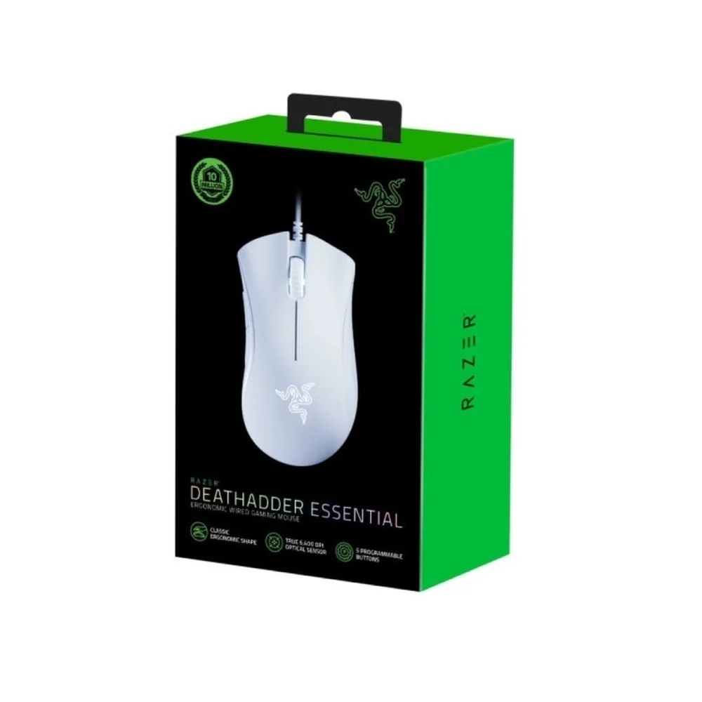 Souris Razer Deathadder Essential 2021 Blanche