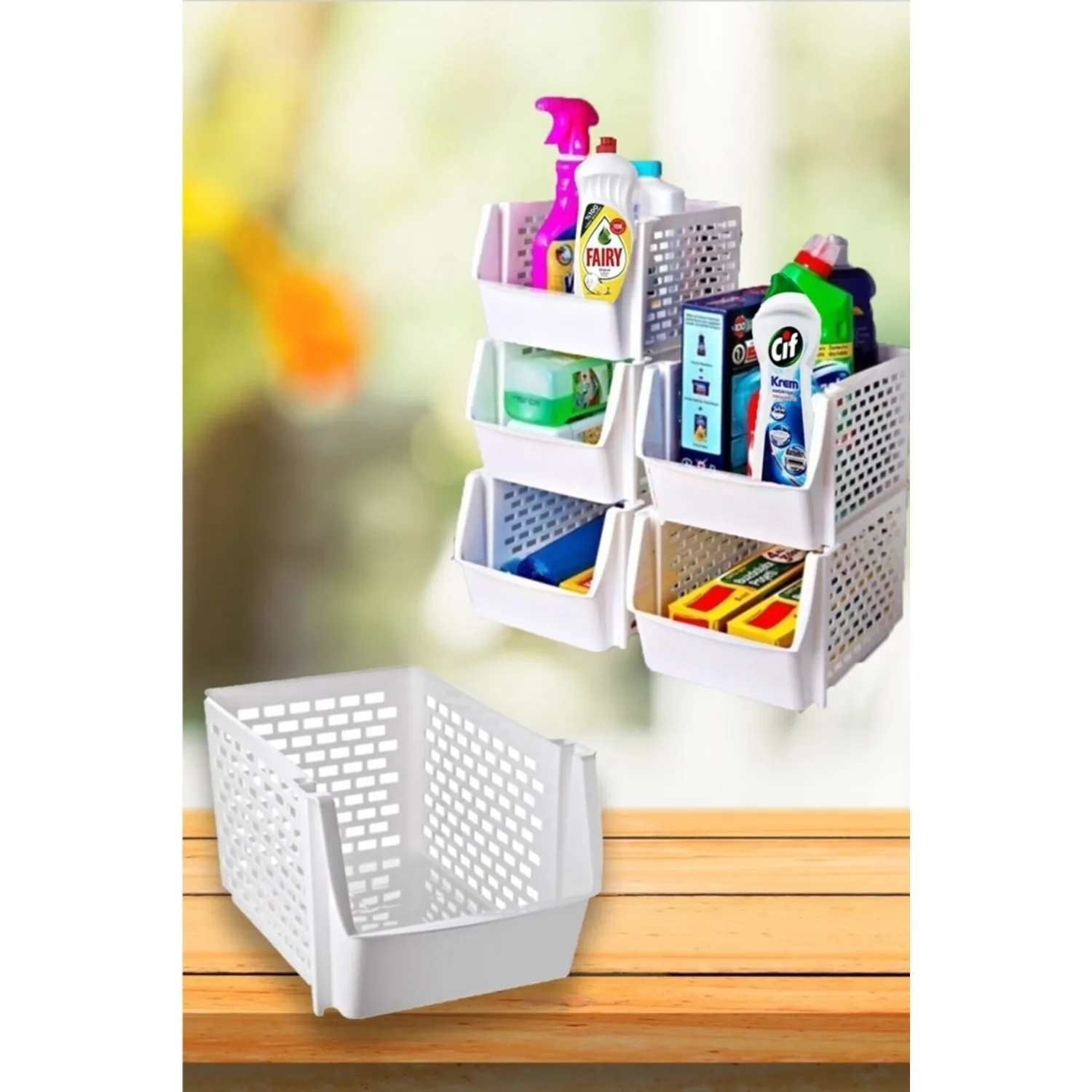 

Cabinet Interior Organizer Bathroom Kitchen Undercounter Refrigerator Vegetable Fruit Basket Layer Detachable Rack Kitchenware