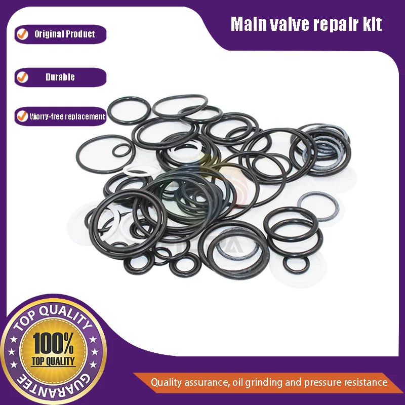 

Excavator Oil Seal Ring Center Joint Seal Kit For DOOSAN Repair Kit DH220-5 DX28 DH210W-7 DH215-7 DH215-9E DH220LC-7 2426-1198