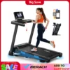 MERACH Foldable Treadmill T12 Incline Quiet Treadmills Double Deck Technology 4 Silicone Shock Cushion Heart Rate Monitoring 1
