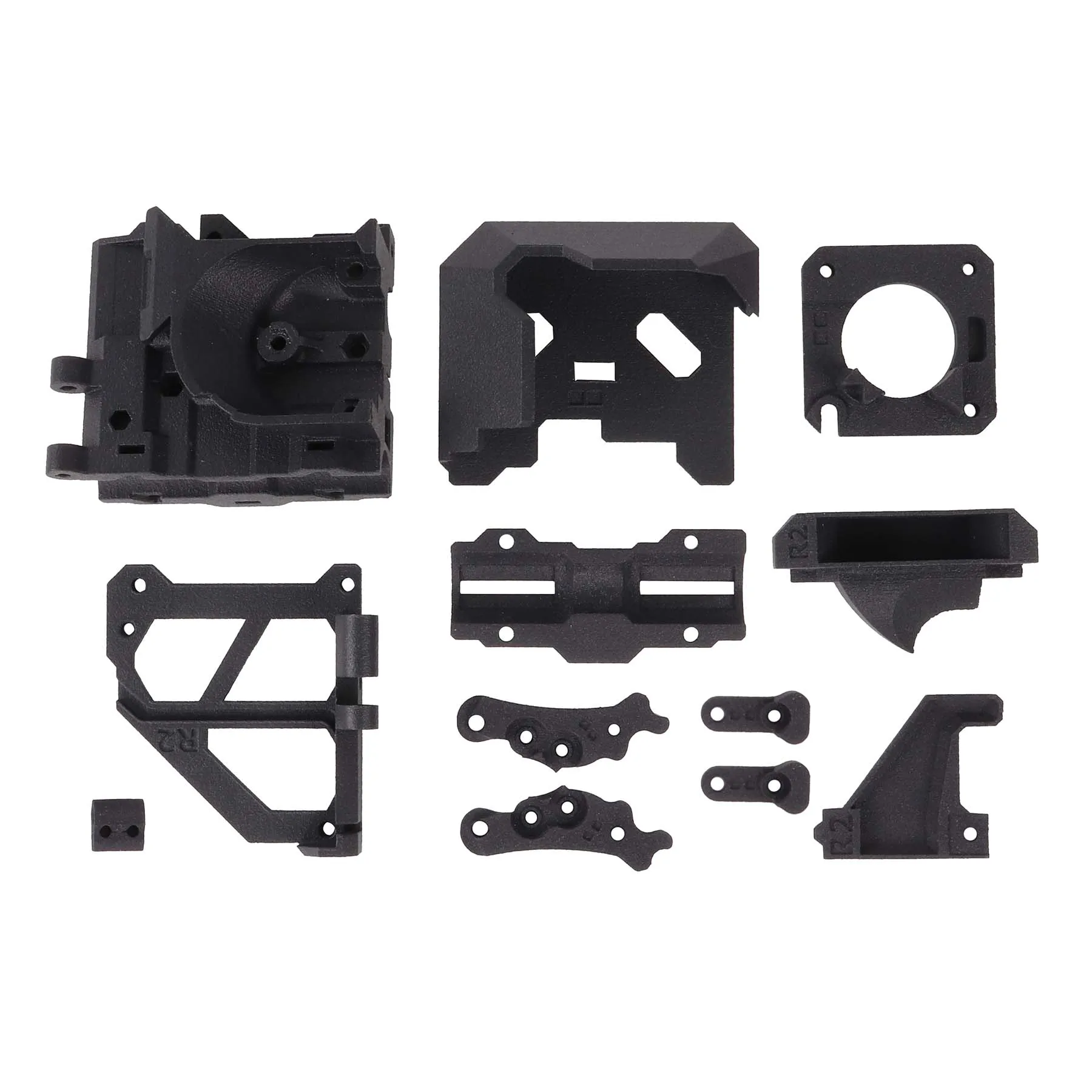 Blurolls Prusa I3 Mk4 Sls Pa12 Parti Stampate In Nylon Per X Condotto Ventola Carrello, Scatola Ingranaggi Di Alta Qualità E Resistenza Al Calore