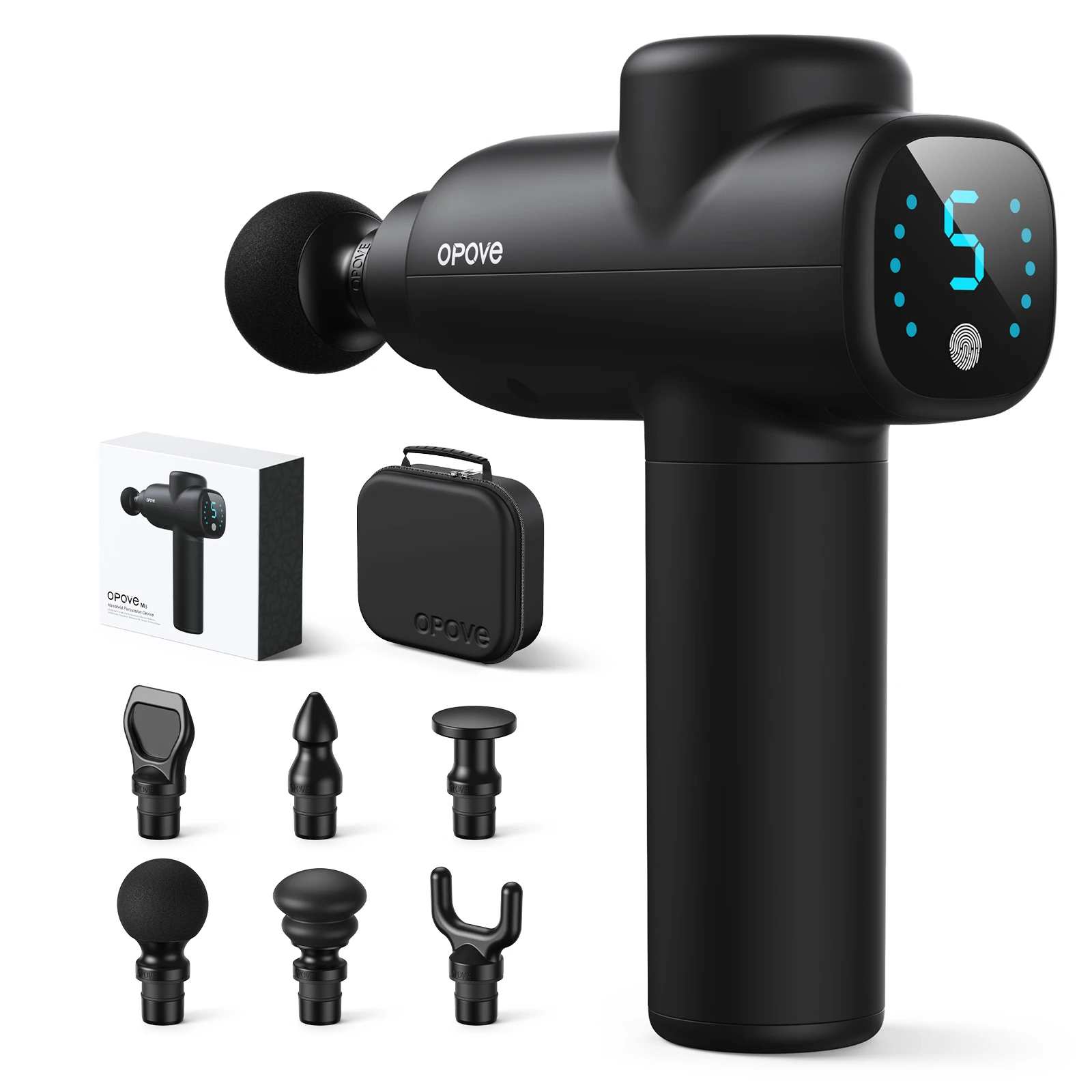 opoveM3MassageGunPercussionMassagerforChronicBackPainRelief