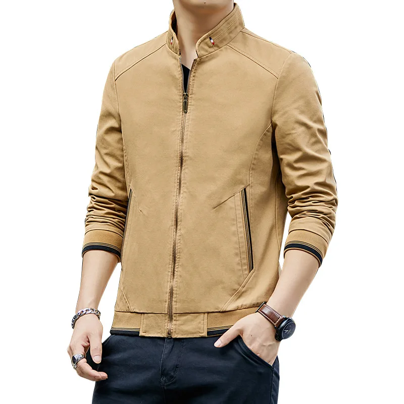 Cotton Autum Winter Brand Fashion Men Cardigan top Korean Casual Coats Jacket Mens Clothing M-4XL golf