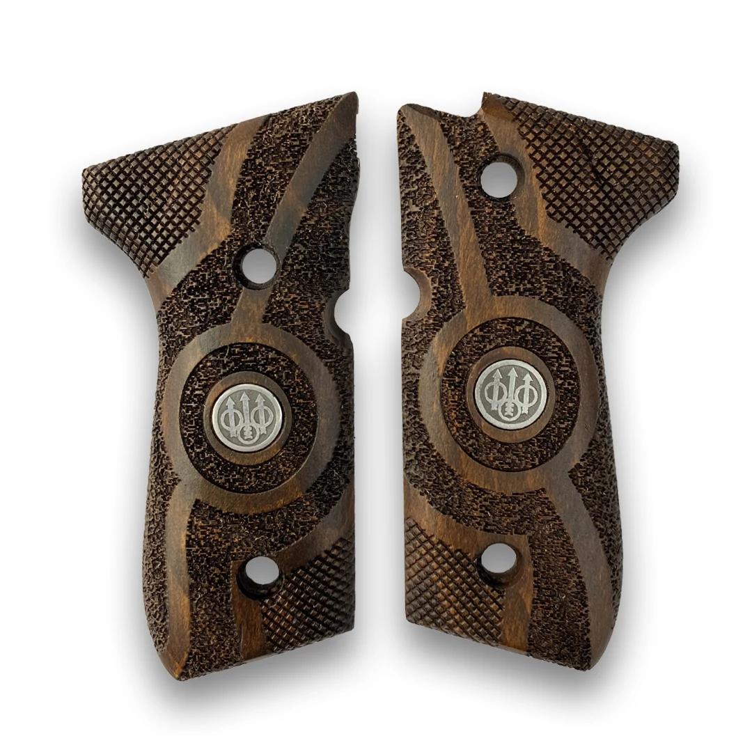

Victorious Beretta 92-F Pistol Grip Handmade From Walnut Wood Ars.023
