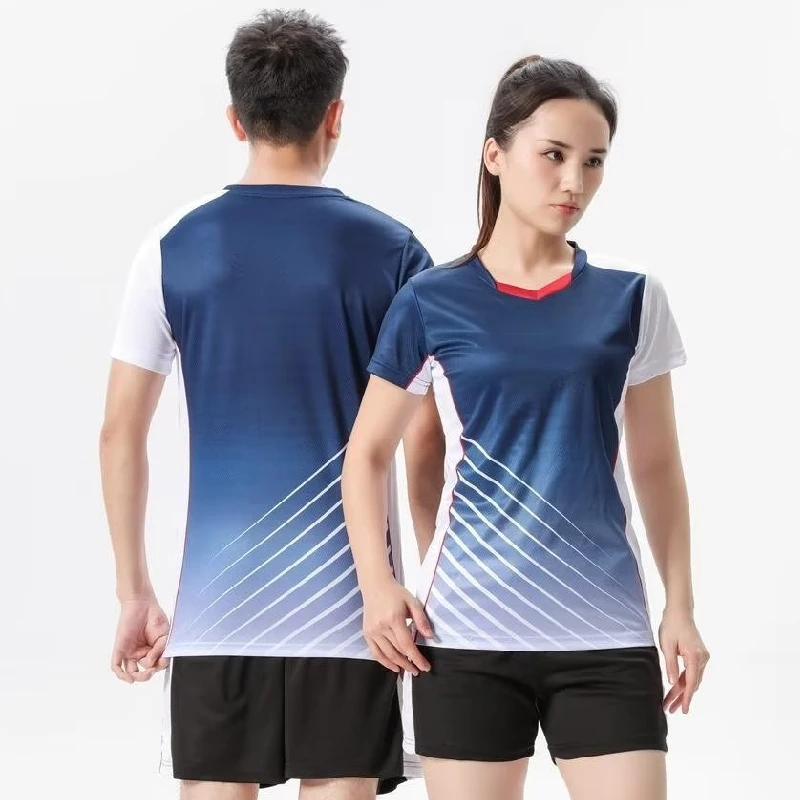 Volleyball Jerseys Unisex Volleyball Set Men Women Tennis Badminton Jerseys Suits Shirt Shorts Team Uniform Customize Breathable