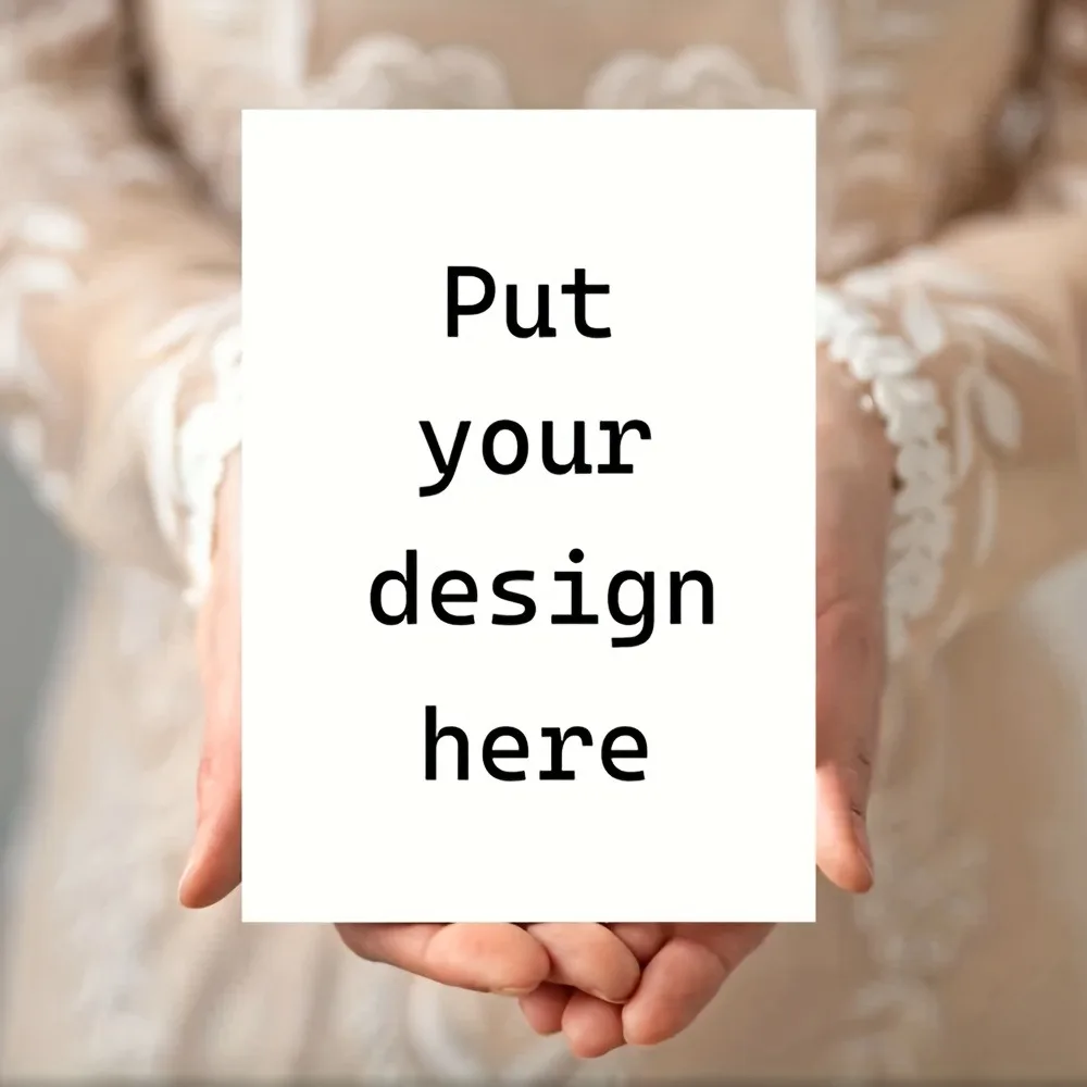 Personalized Photo Greeting Cards with Custom Text – A Unique Gift in Multiple Sizes