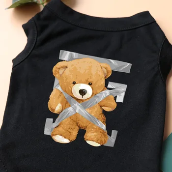 T-shirt imprimé pour chiens Ourson - 2025 - Doglovedesign : Vêtement et accessoires pour chiens