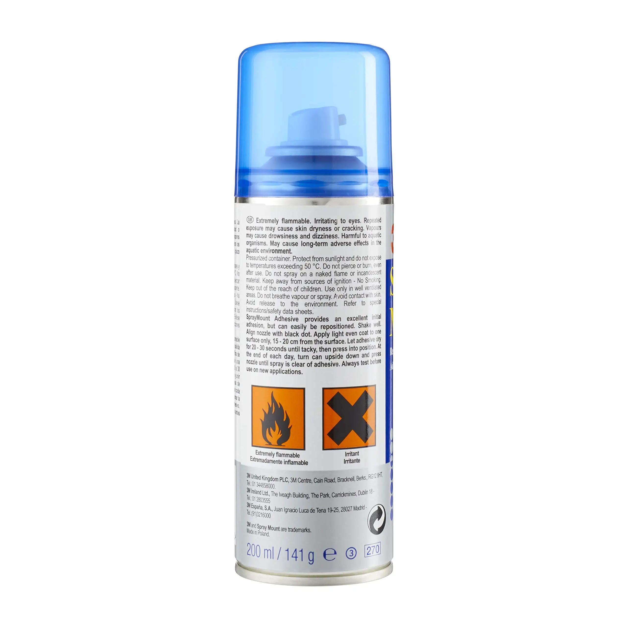 Pegamento 3m spray mount adhesivo reposicionable por tiempo limitado bote  de 200-400ml.