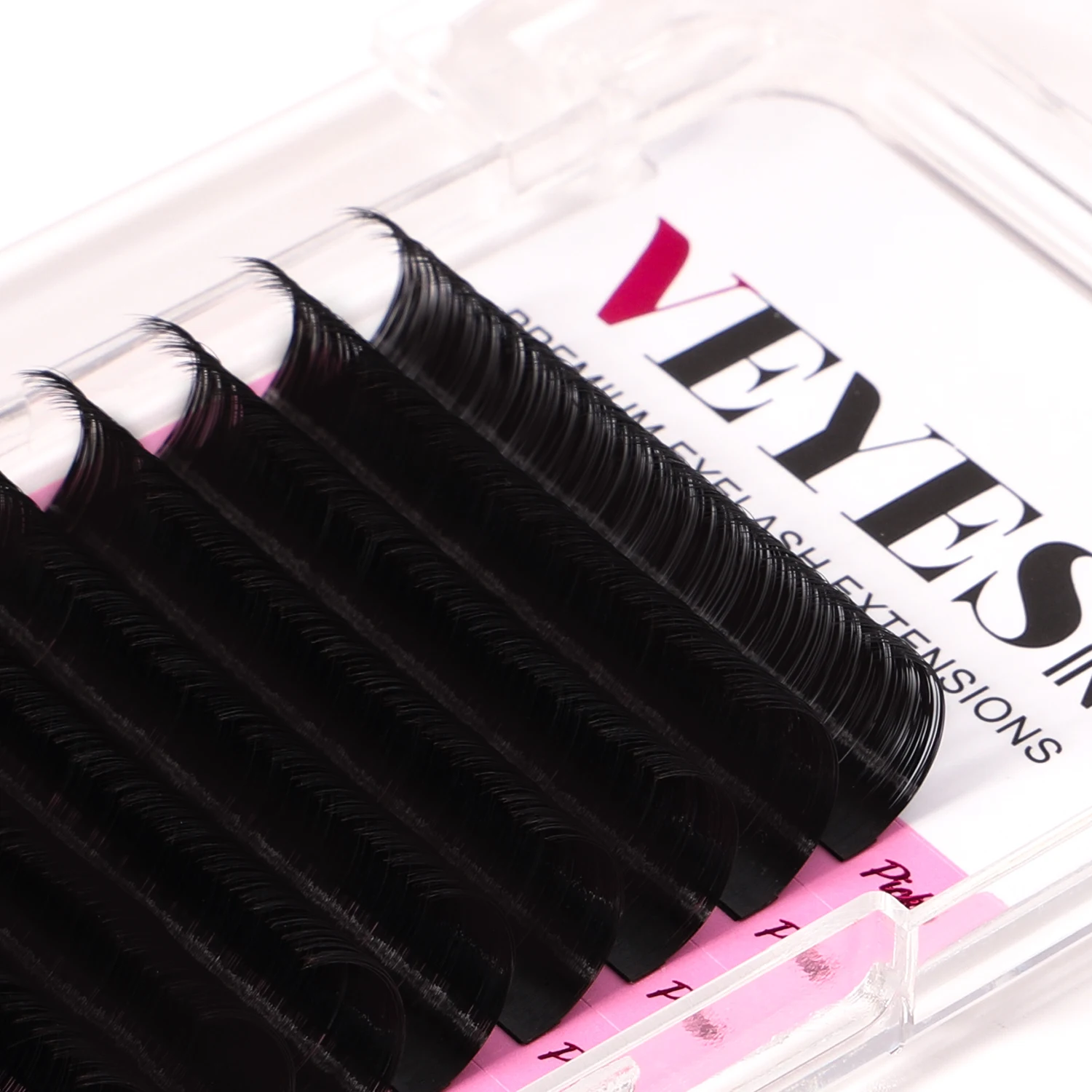 Veyes Inc 5 Cases/Lot Individual Eyelash Extensions Faux Mink Lashes Veyelash Professionals Classic Soft Natural Lash Wholesale