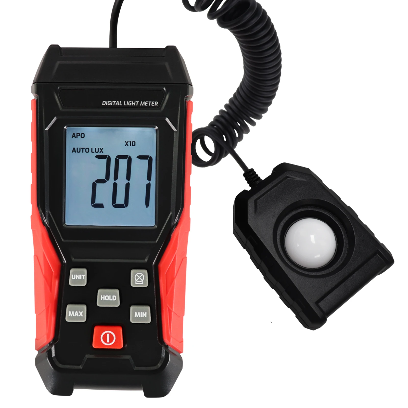 Medidor De Luxímetro Digital Luz De Bolso LCD Lux/FC 0 ~ 200.000lux Sensor De Medi%c3%a7%c3%a3o Fot%c3%b4metro Luxmeter Illumin%c3%b4metro L1 I.510376009