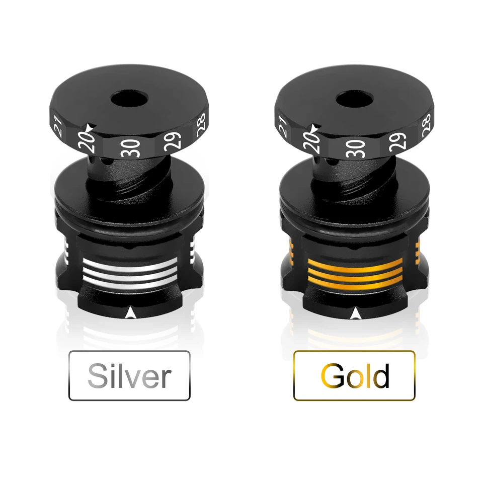 RC Ride Height Gauge - Aluminum Alloy Adjustable Ruler 20-30mm For RC Car Model Repair