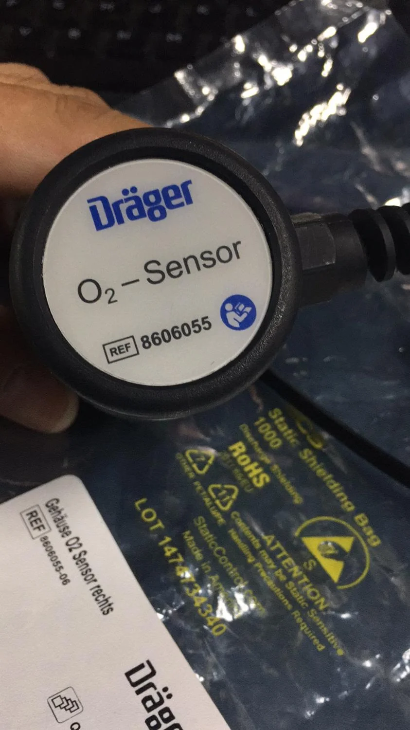 Drager PN:8606055 Housing ASM O2 Sensor for fabius(New,Original)