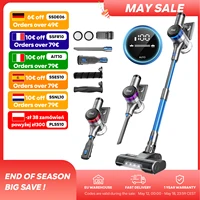 S9 cordless vacuum cleaner, 55KPa 550W, 1,5 L dust cup, light battery display, for animal hair, Carpet