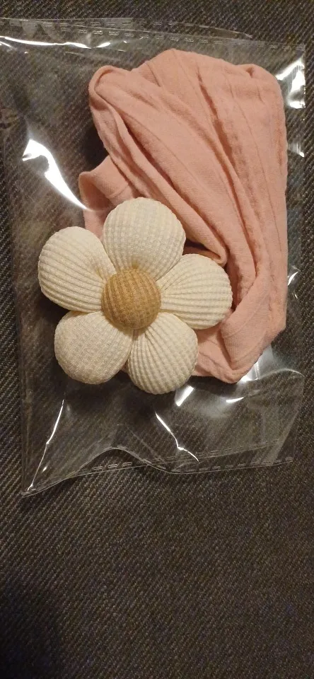 Cute Floral Nylon Baby Headband photo review