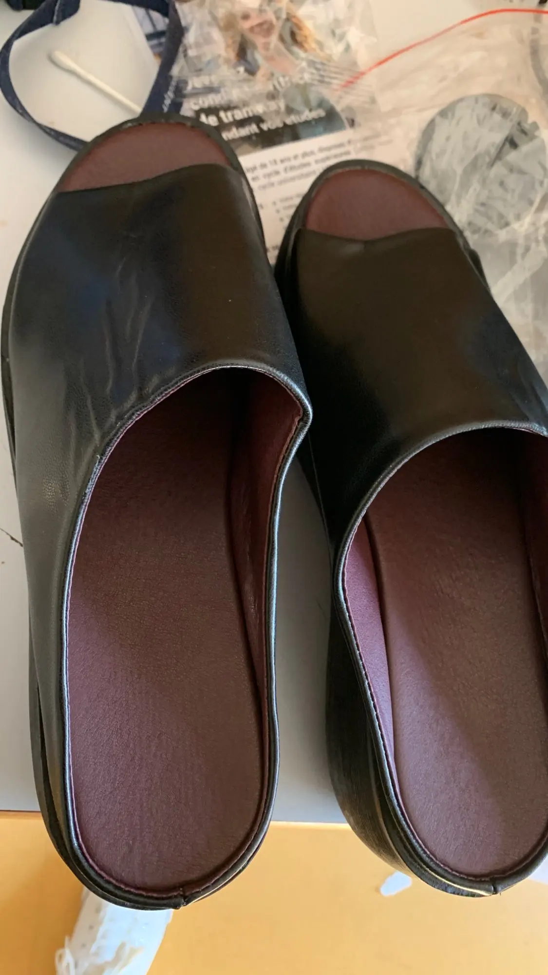 Ladies Leather Sole Slippers Ceelic