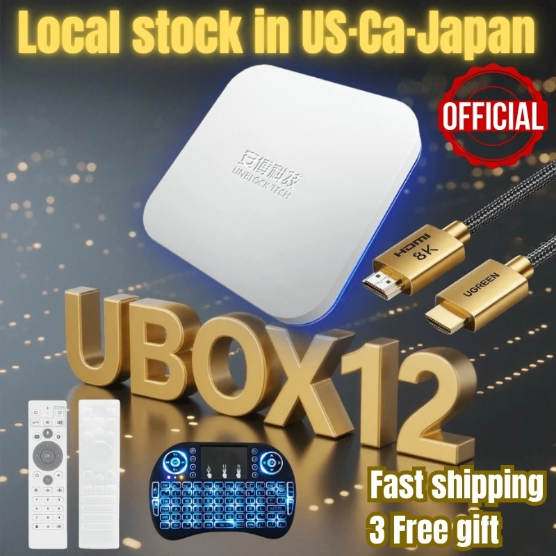 Replacement Remote Control For Unblock Tech UBOX TV Streaming Box - All Generations 8 thumbnail image