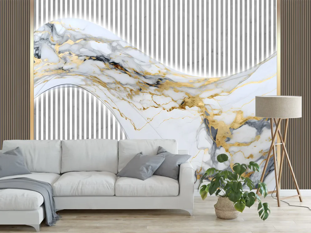 beibehang papel de parede papel de parede moderno com luz de árvore de pintura de plano de fundo de tv