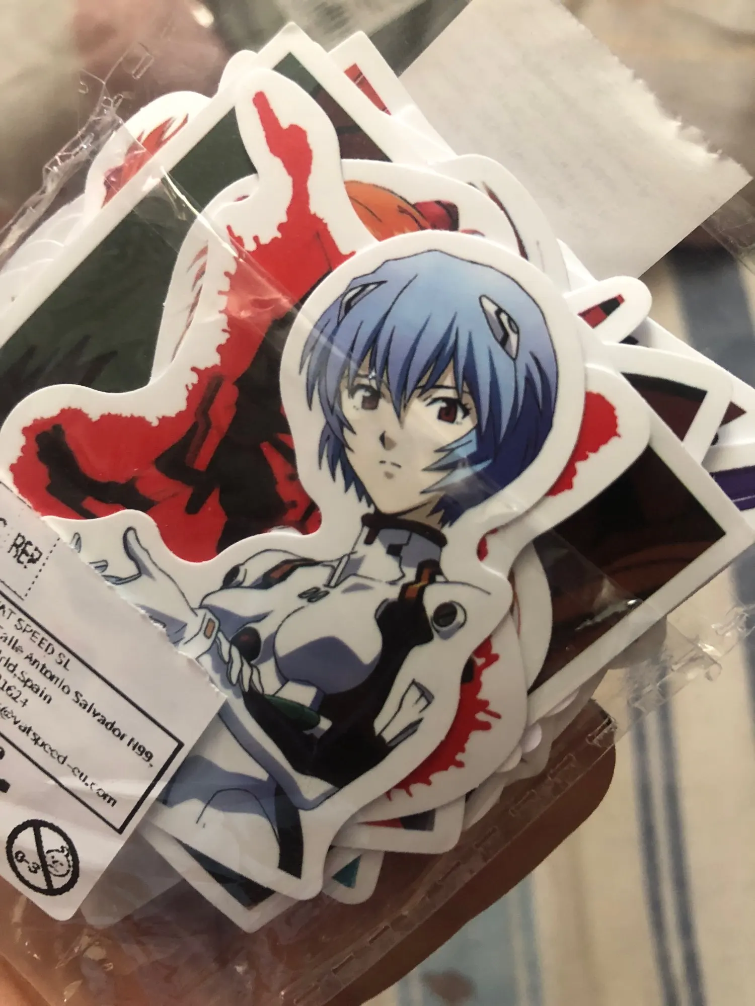 50 pçs neon genesis evangelion anime adesivos à prova dwaterproof