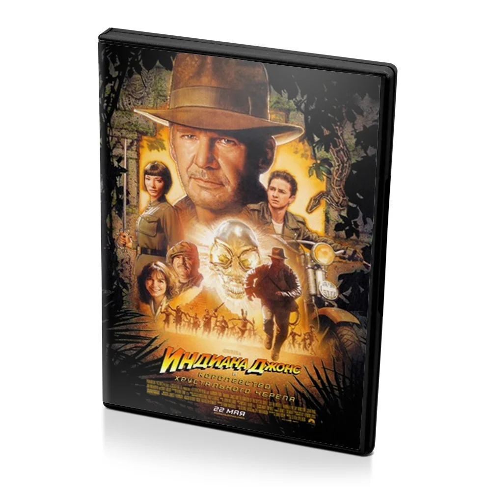 Indiana Jones and the Kingdom Crystal Skull (DVD) - AliExpress