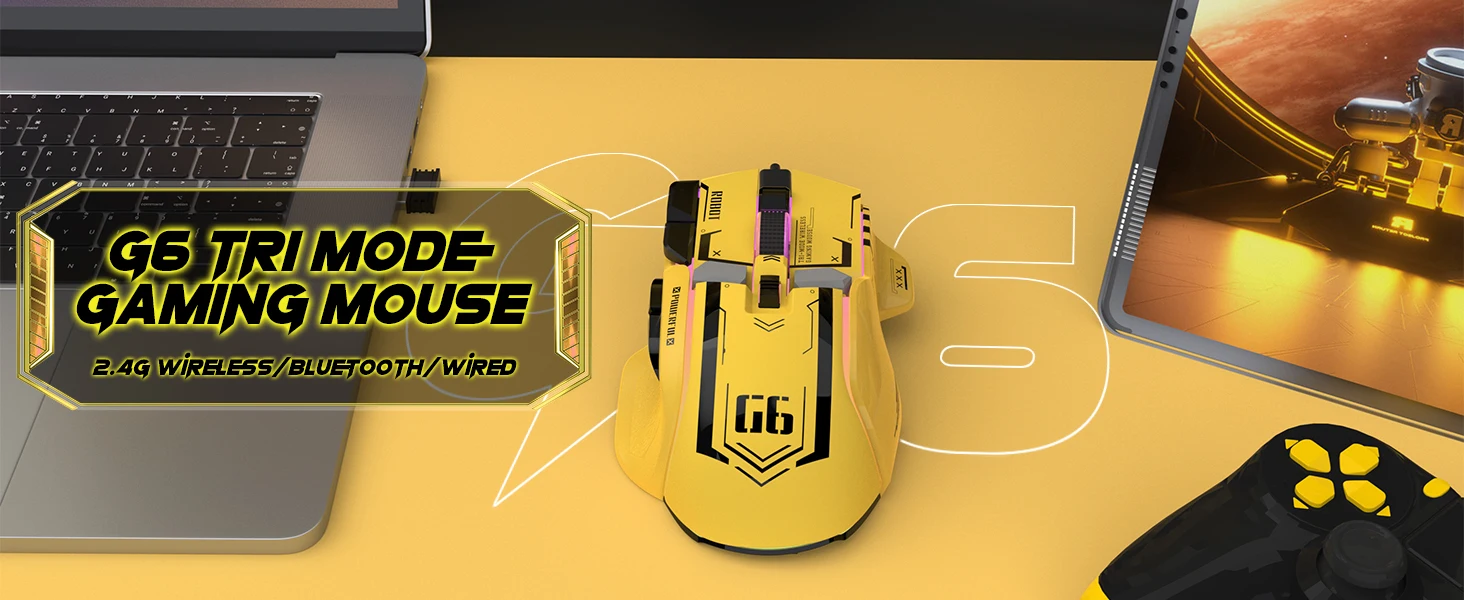 Mouse sem fio Gaming Mouse Wired Computer
