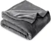Fleece Blanket - King Size, Grey Color, Lightweight and Ultra Soft, Perfect for Bed, Sofa, Camping, or Travel, Durable and Warm, 1