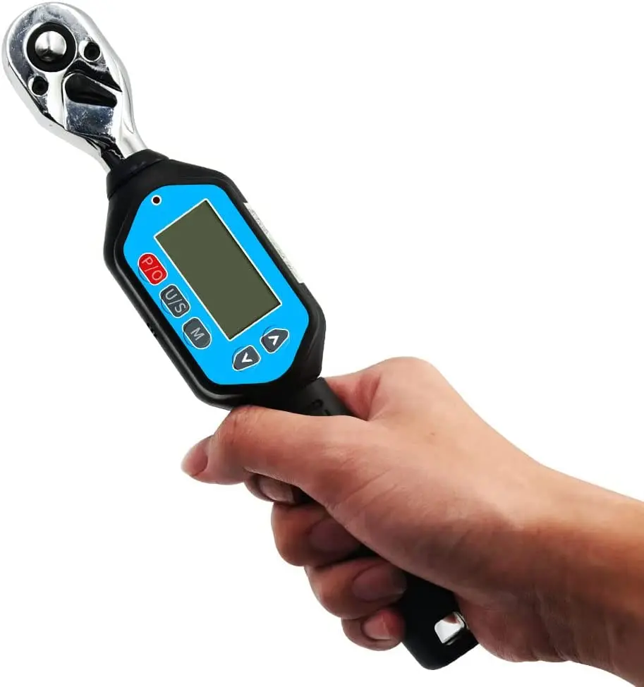 

Цифровой Динамометрический ключ 3/8 дюйма, инструмент для ремонта велосипедов и автомобилей, динамометрический ключ с рабочей зоной 60 нм/44, 25 футов, фунты/53, 04 дюймов, фунты/611,82 дюйма