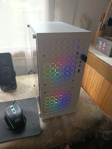 Mars Gaming MC-CORE, Caja Gaming Compacta MicroATX, Diseño Frontal Metal-Mesh, Ventana Lateral Completa, 2X Ventiladores FRGB 120mm photo review