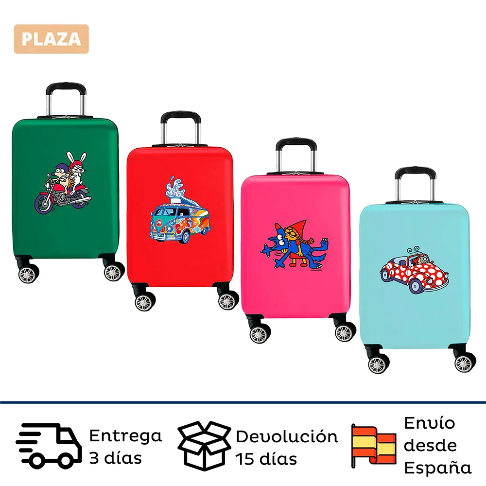 Maletas viaje Kukuxumusu ruedas y con asa, por candado de combinacion integrado y cremallera| | - AliExpress