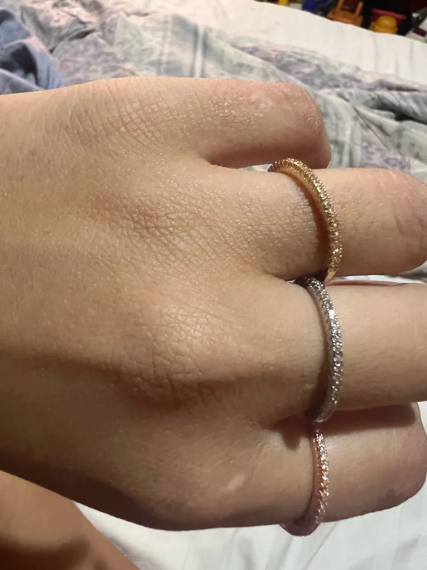 Cubic Zircon högkvalitativa mångsidiga kvinnliga finger ring smycken