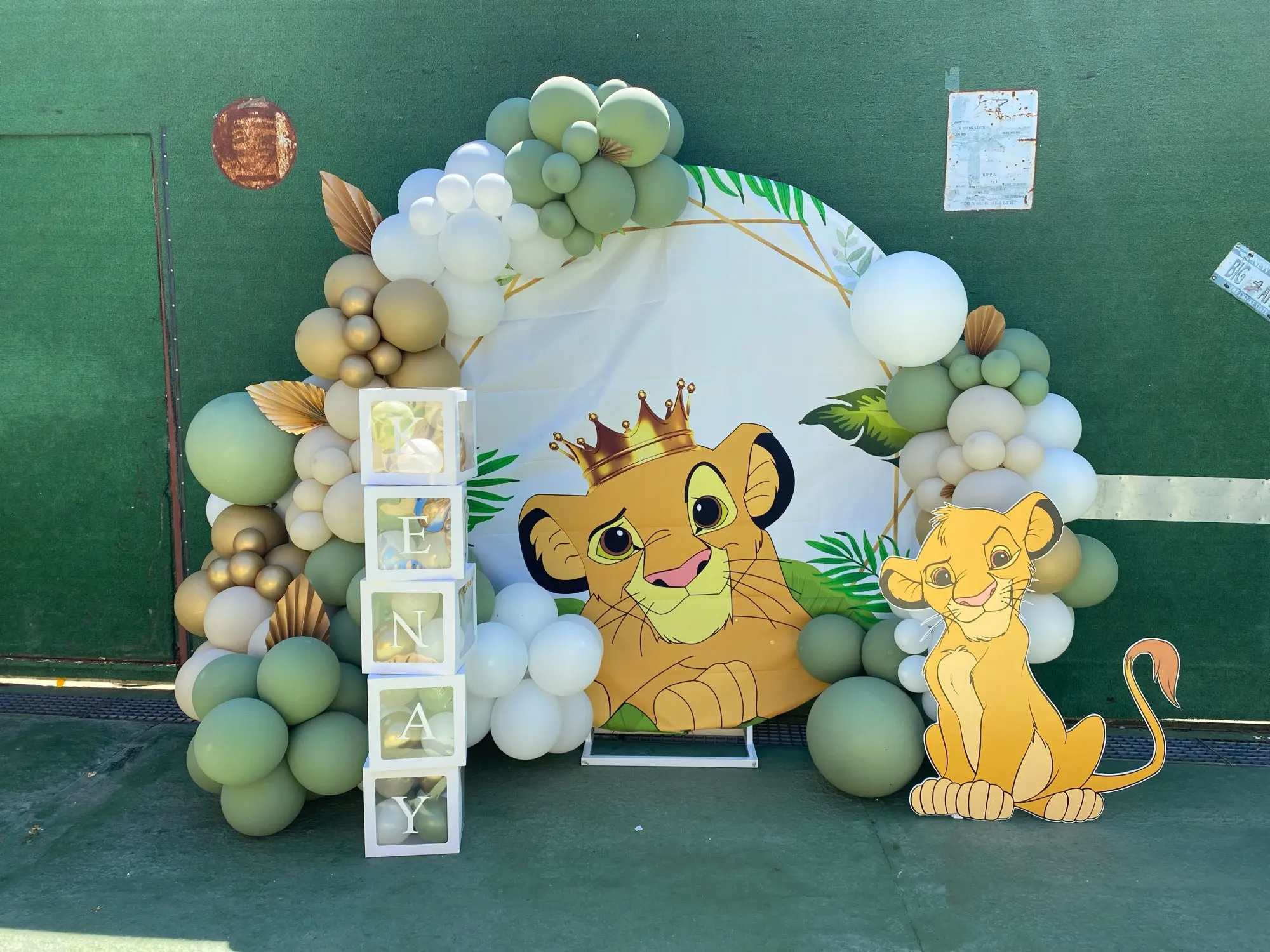 Baby Letter Boxes with Balloons - Party Decor for Birthdays and Showers photo review