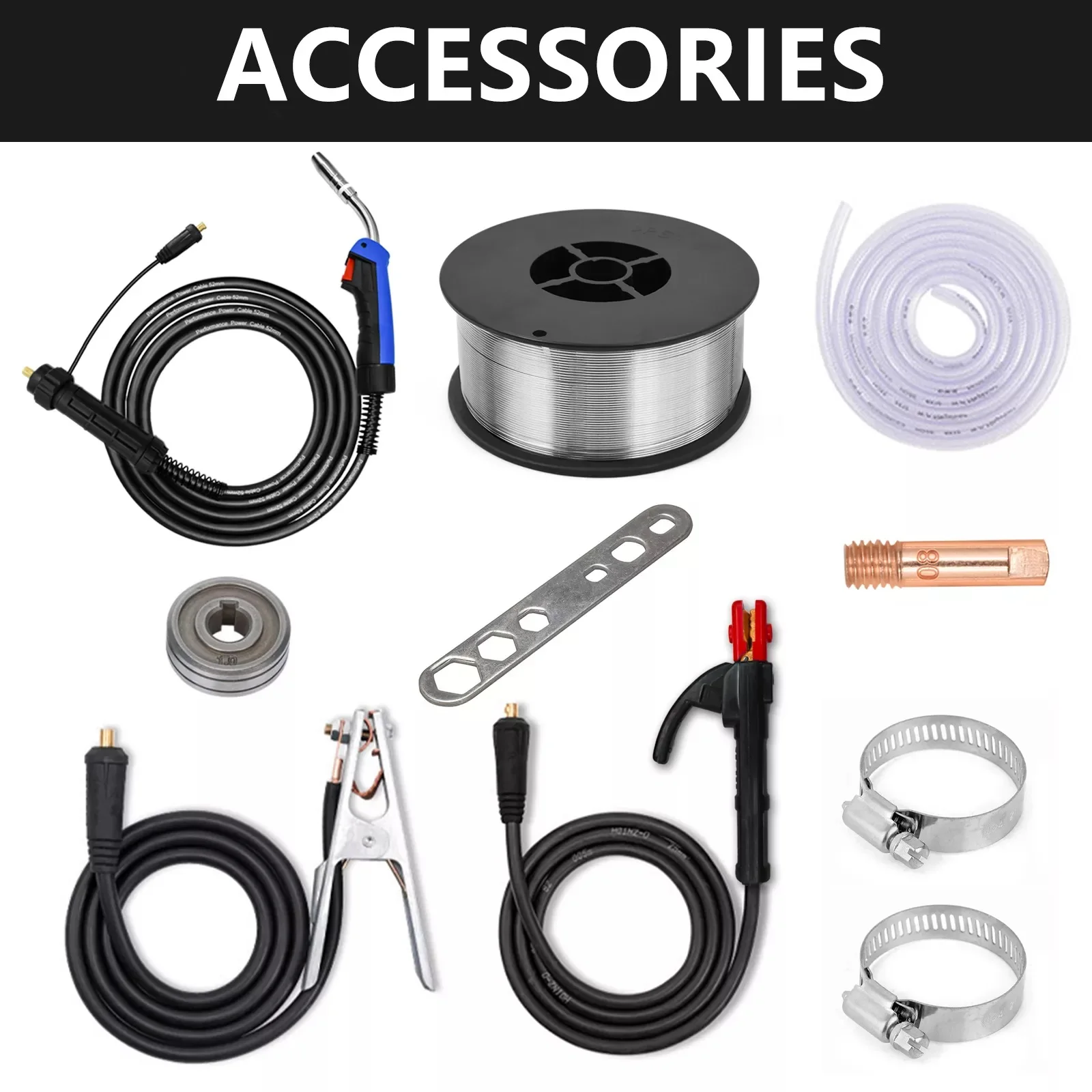 Equipo de soldador de arco TIG 4 en 1HZXVOGEN soldadura semiautomática, 2T, 4T, 220V, IGBT, inversor