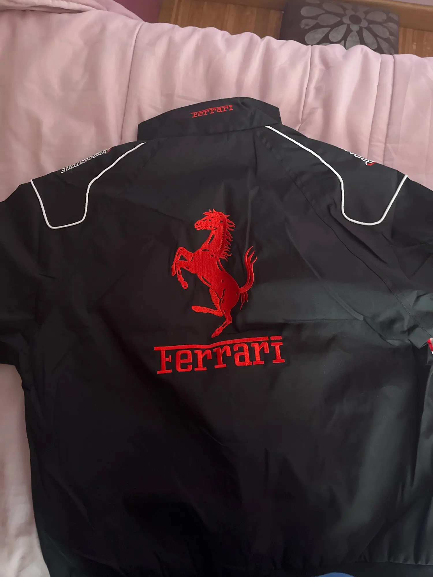 Ferrari F1 Racing Jacket - Embroidered Coat