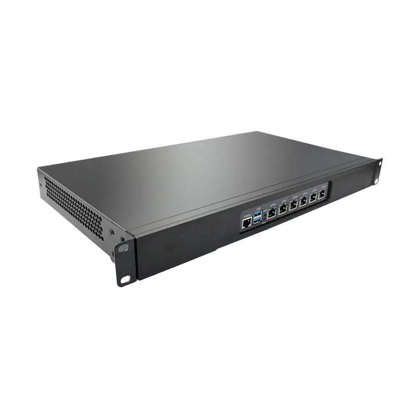 Servidor Rackmount Intel N5105 J4125 Quad Core PC Firewall con 6 enrutadores suaves Intel I225 I226 NICs para pfSense OPNsense AES-NI, 1U