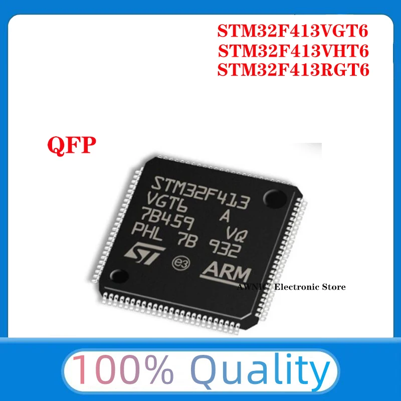 1Pcs New 100% Original STM32F413RGT6 STM32F413VGT6 STM32F413VHT6 LQFP ...