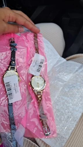 2024 Women's PU Leather Thin Strap Quartz Watch photo review