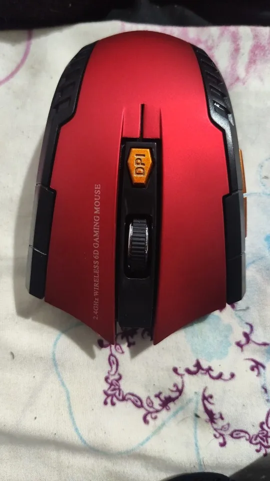 Wireless Gaming Mouse with USB Receiver, 2000DPI, 6 Buttons photo review