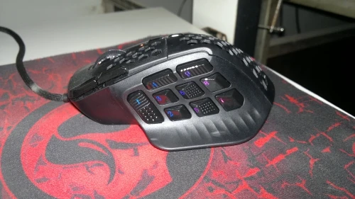 SOLAKAKA SM809 Wired RGB Gaming Mouse 22800 DPI MMO photo review