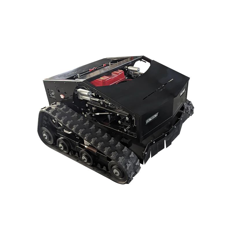 Self Propelled Robotic Lawn Mower Garden Crawler Powerful Gasoline Remote Control Grass Cutter customization 5