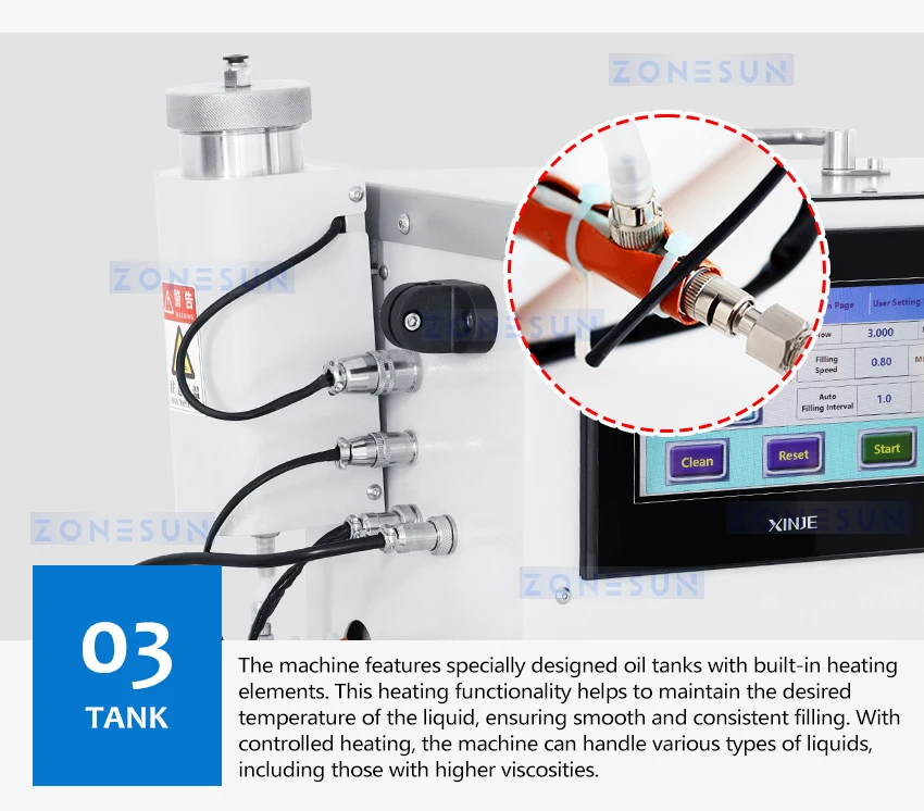 ZONESUN ZS-EL100R Handheld Thick Liquid Filling Machine