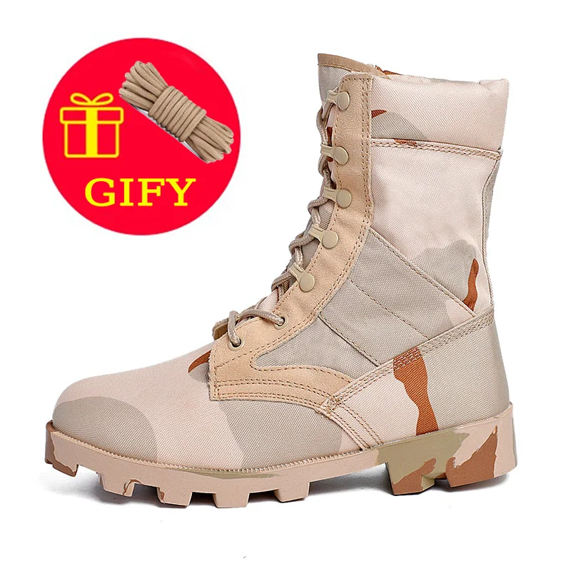 

2023 Autumn Military Ankle Shoes High Top Outdoor Tactical Combat Boots Army Hunting Work for Man Casua Lindestructible Botas