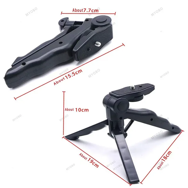 Universal Smartphone Video Vlogging Kit - Phone Teleprompter Prompter Clip for Phone Live Broadcast Video Subtitle Read Tripod 4