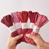 Silver Glossy 5mm Polyester Braid Rope Lurex yarn 10meters a bundle Shiny Metallic cord for DIY Project Small Jewelry Making 1