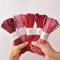 Silver Glossy 5mm Polyester Braid Rope Lurex yarn 10meters a bundle Shiny Metallic cord for DIY Project Small Jewelry Making 1