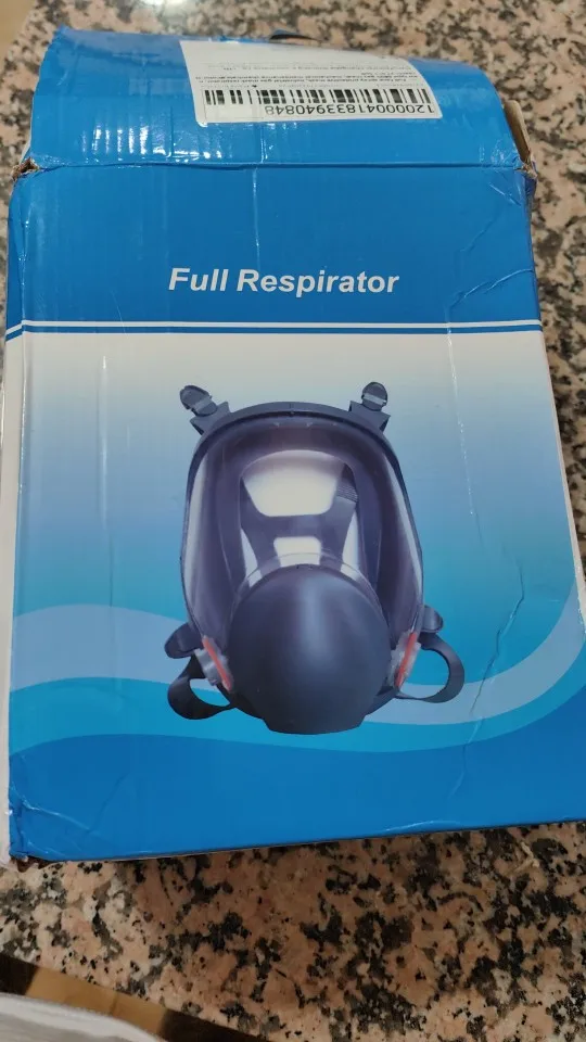 Full face spray protective mask, industrial gas mask respirator, new type 6800 gas mask, mechanical maintenance chemicals. photo review