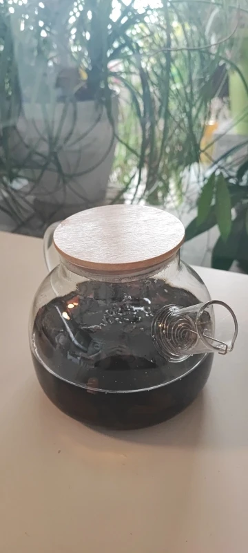 Tetera Vidrio Borosilicato 1 lt